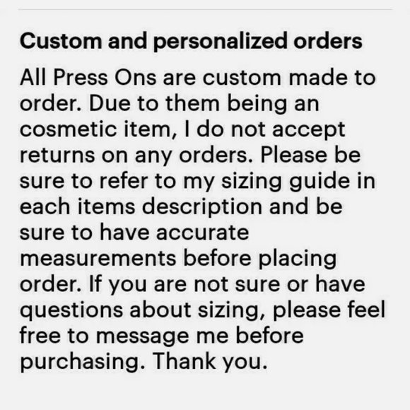 Handmade XXL Coffin Hard Gel Press On Nail Set - Picture 3 of 3